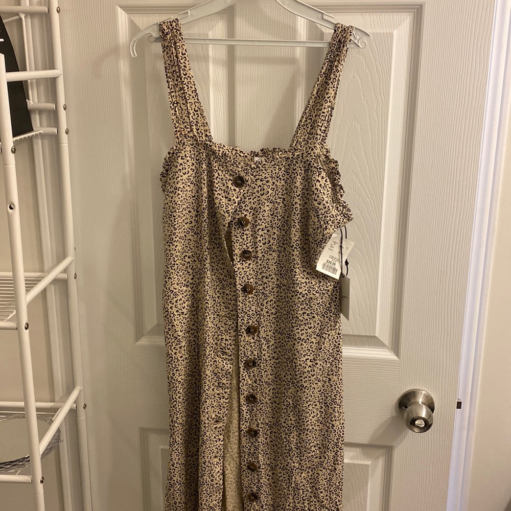 Button Up Midi Dress